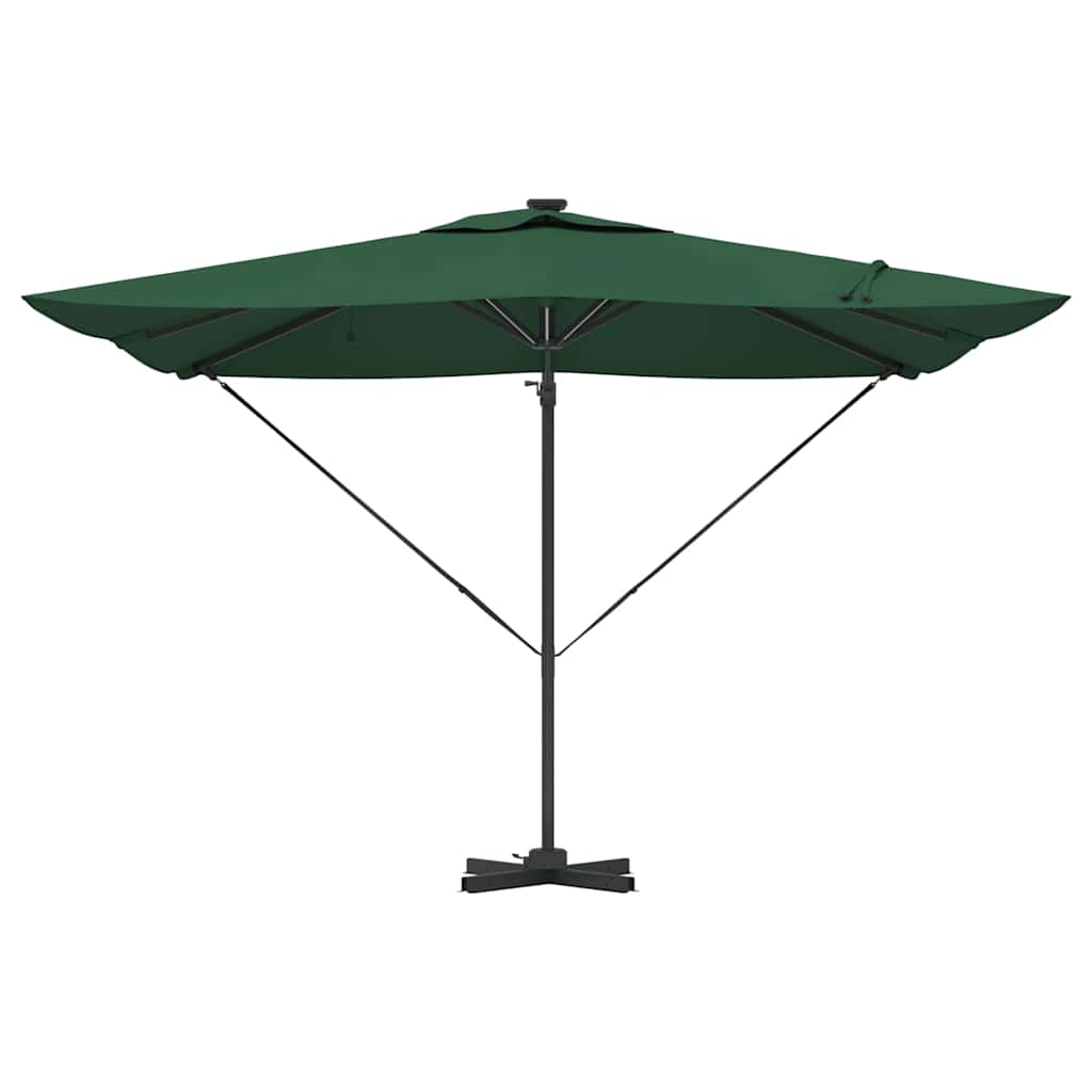 Parasol Groen 286 x 284 x 270 cm Aluminium en Polyester is nu te koop bij PeponiXL, paradijselijk wonen!