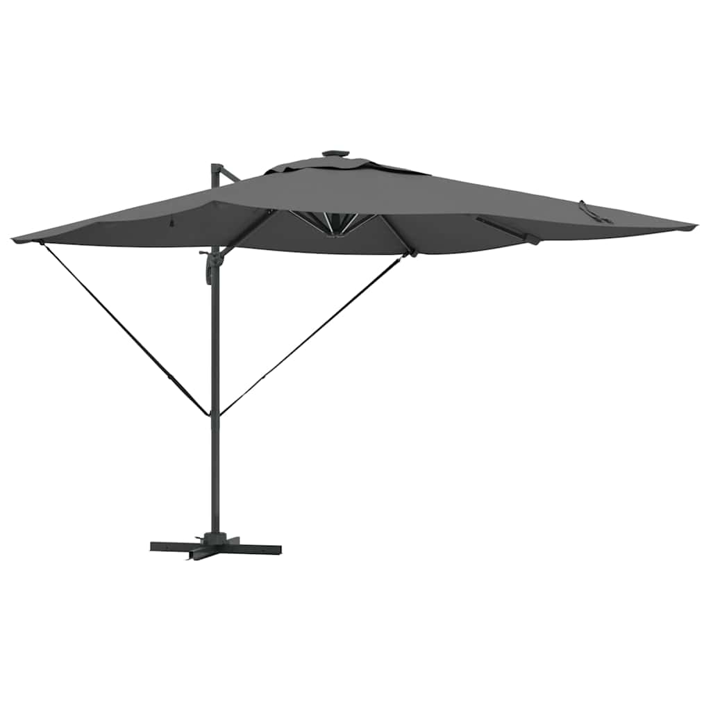 Parasol Antraciet 286 x 284 x 270 cm Aluminium en Polyester is nu te koop bij PeponiXL, paradijselijk wonen!