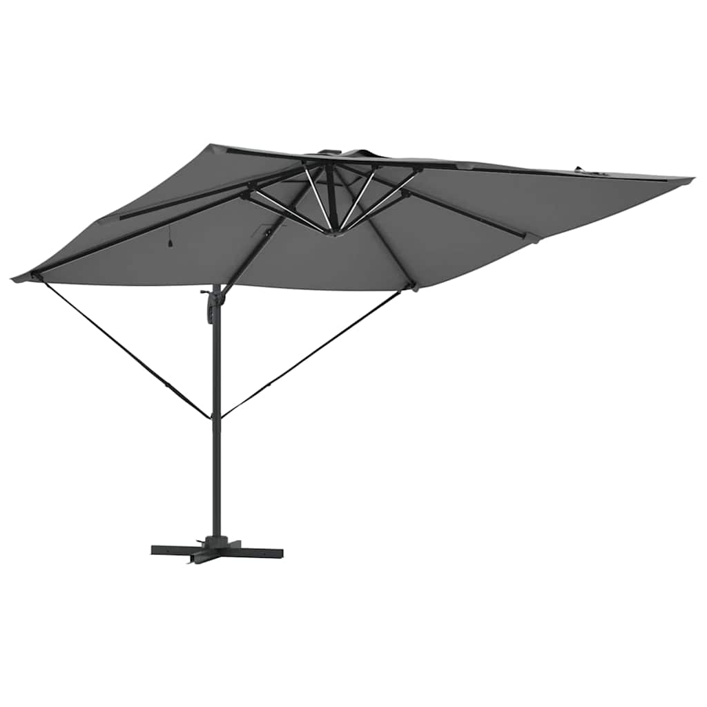 Parasol Antraciet 286 x 284 x 270 cm Aluminium en Polyester is nu te koop bij PeponiXL, paradijselijk wonen!