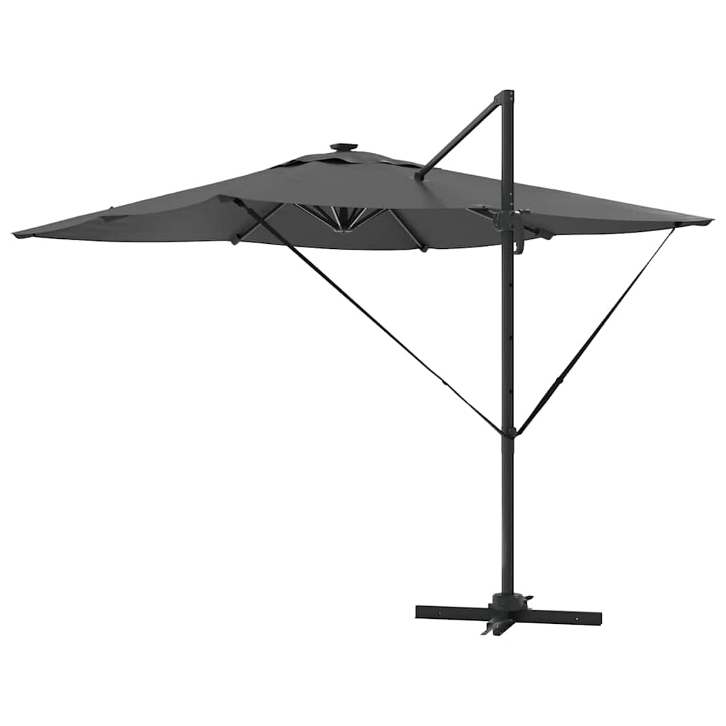 Parasol Antraciet 286 x 284 x 270 cm Aluminium en Polyester is nu te koop bij PeponiXL, paradijselijk wonen!