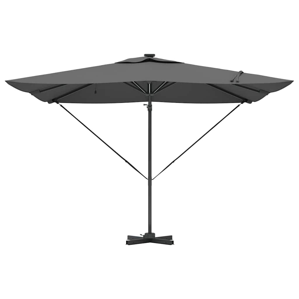 Parasol Antraciet 286 x 284 x 270 cm Aluminium en Polyester is nu te koop bij PeponiXL, paradijselijk wonen!