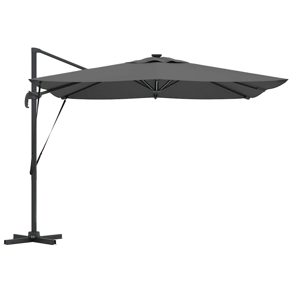 Parasol Antraciet 286 x 284 x 270 cm Aluminium en Polyester is nu te koop bij PeponiXL, paradijselijk wonen!