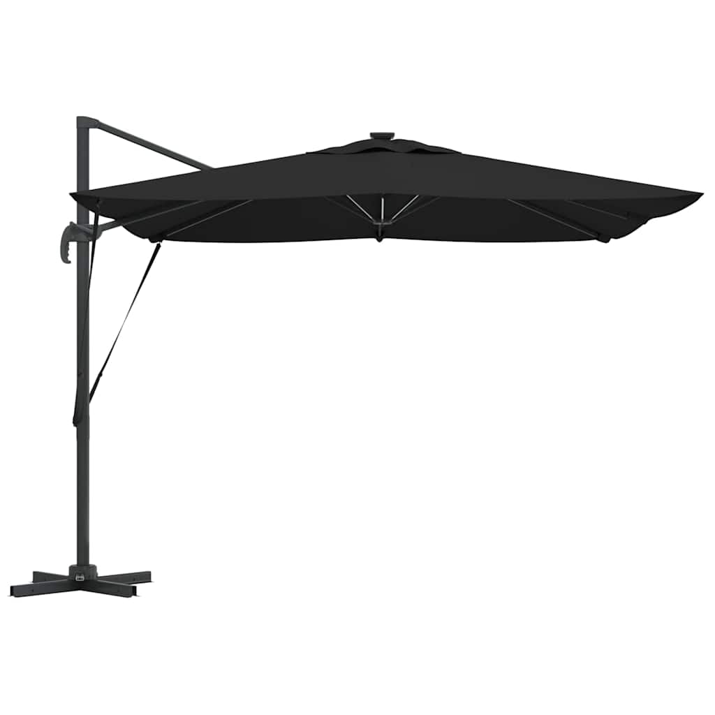 Parasol Zwart 286 x 284 x 270 cm Aluminium en Polyester is nu te koop bij PeponiXL, paradijselijk wonen!