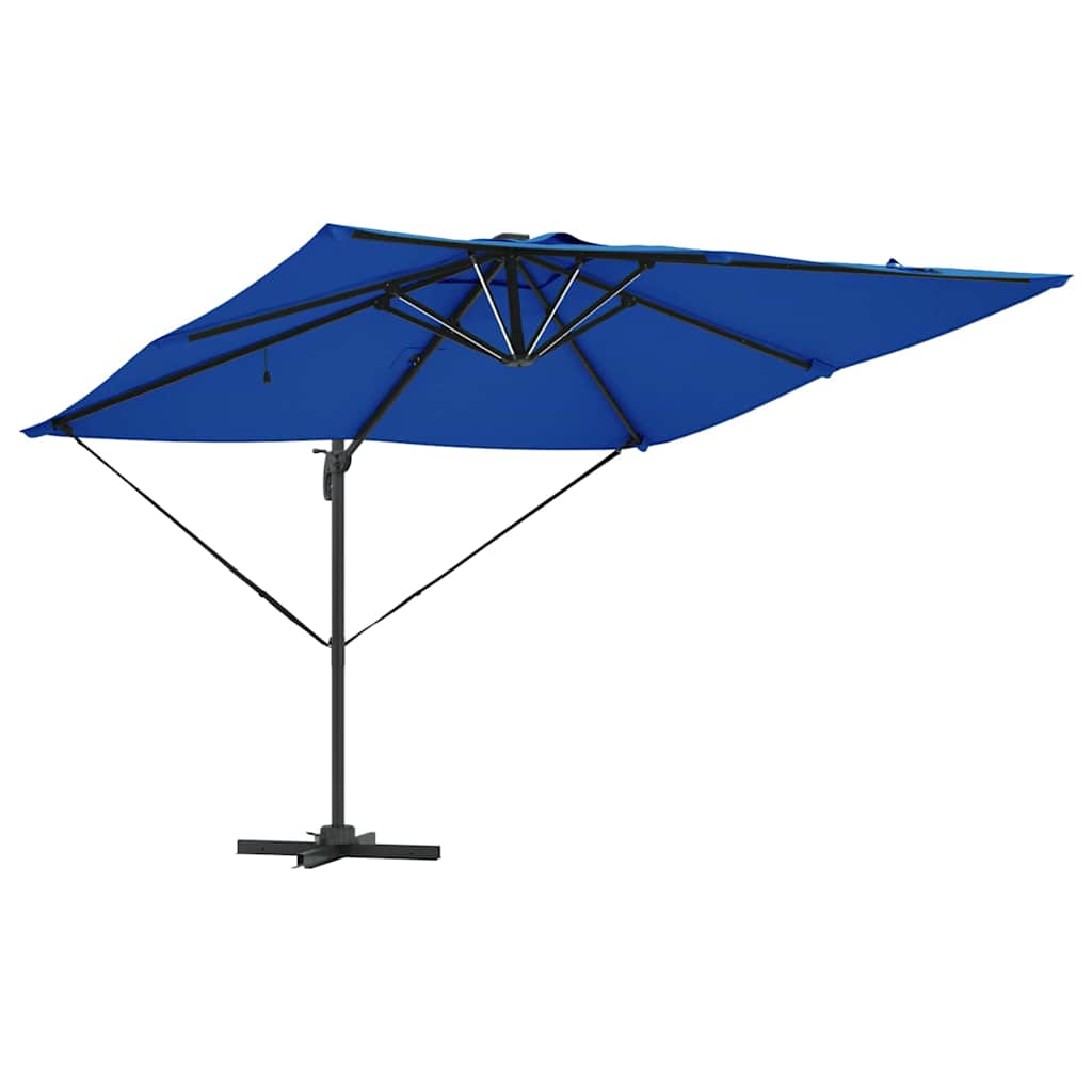 Parasol Azure Blauw 286 x 284 x 270 cm Aluminium en Polyester is nu te koop bij PeponiXL, paradijselijk wonen!