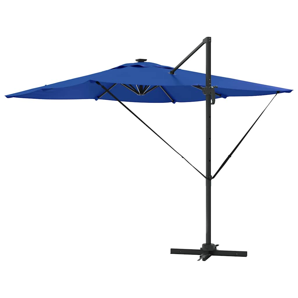 Parasol Azure Blauw 286 x 284 x 270 cm Aluminium en Polyester is nu te koop bij PeponiXL, paradijselijk wonen!