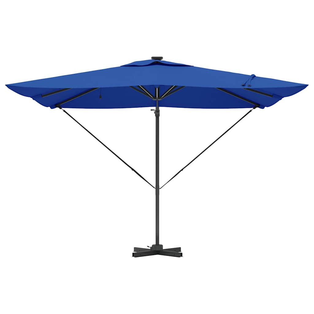 Parasol Azure Blauw 286 x 284 x 270 cm Aluminium en Polyester is nu te koop bij PeponiXL, paradijselijk wonen!