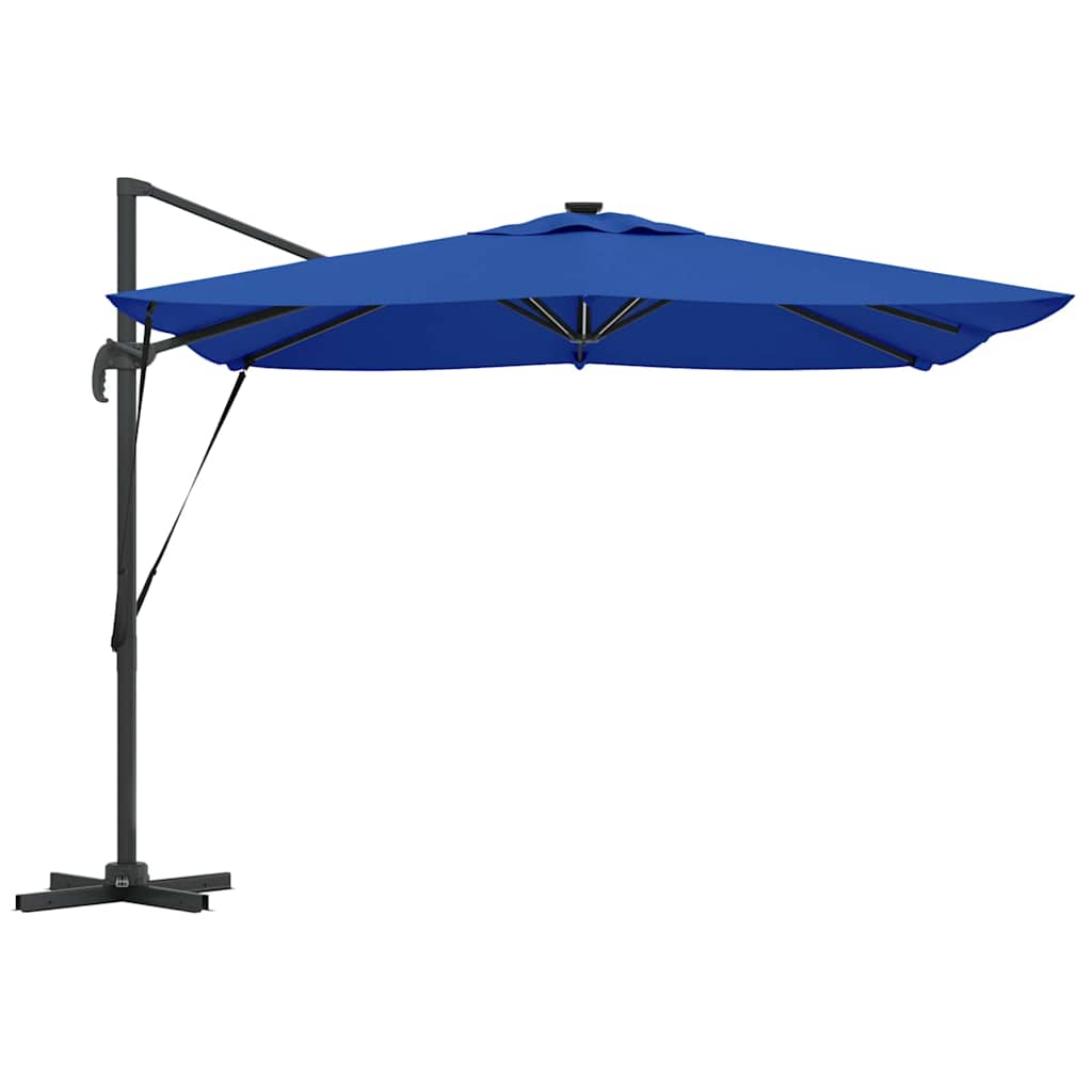 Parasol Azure Blauw 286 x 284 x 270 cm Aluminium en Polyester is nu te koop bij PeponiXL, paradijselijk wonen!