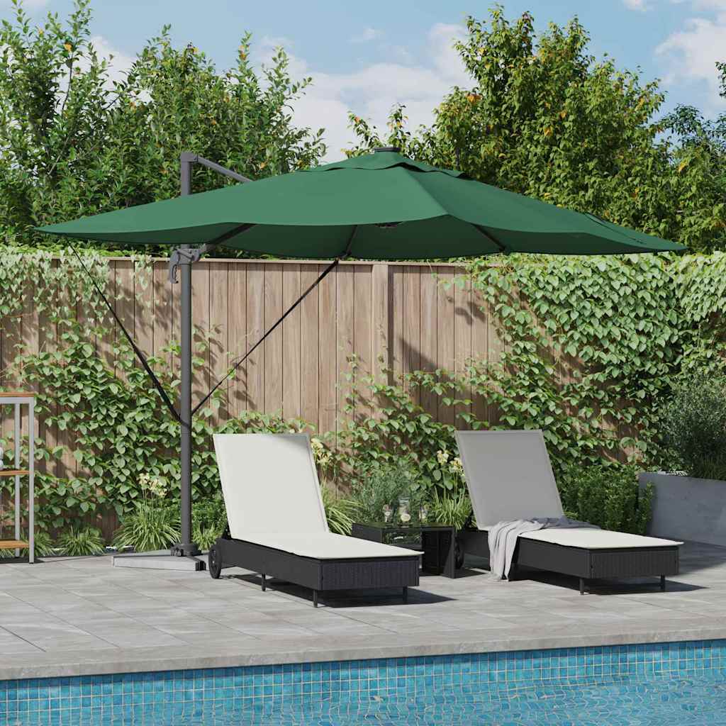 Parasol Groen 352 x 251 x 265 cm Polyester en Aluminium is nu te koop bij PeponiXL, paradijselijk wonen!