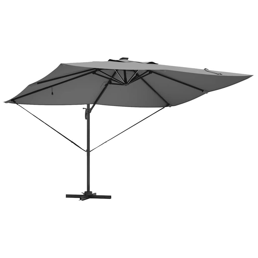 Parasol Antraciet 352 x 251 x 265 cm Polyester en Aluminium is nu te koop bij PeponiXL, paradijselijk wonen!