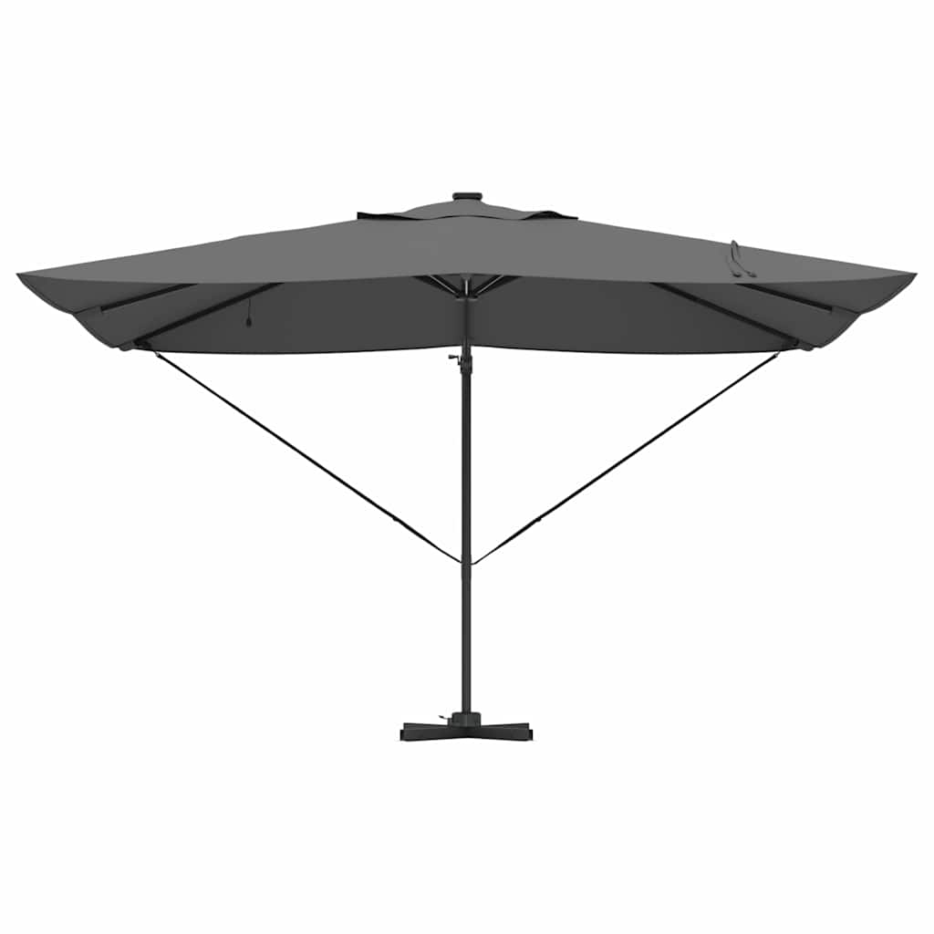 Parasol Antraciet 352 x 251 x 265 cm Polyester en Aluminium is nu te koop bij PeponiXL, paradijselijk wonen!