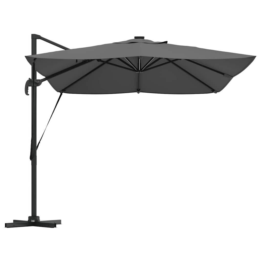 Parasol Antraciet 352 x 251 x 265 cm Polyester en Aluminium is nu te koop bij PeponiXL, paradijselijk wonen!