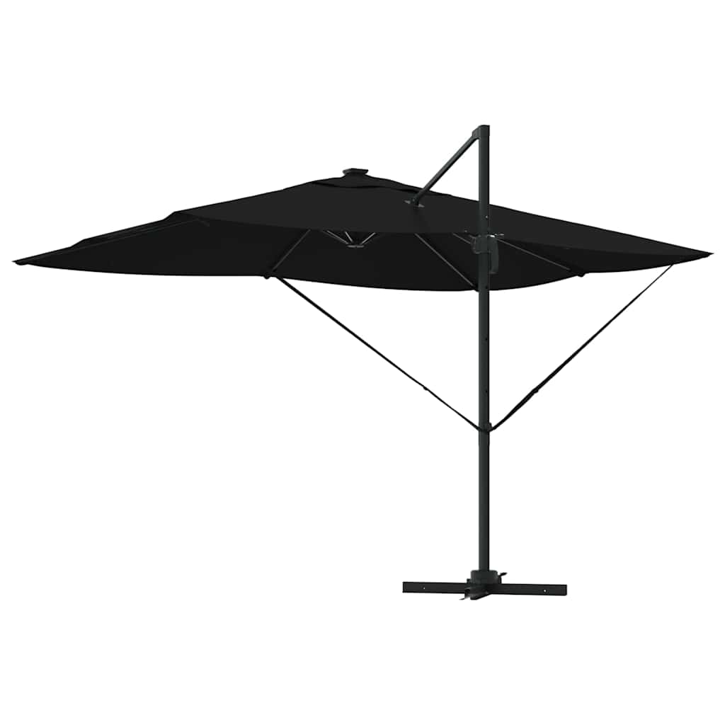 Parasol Zwart 352 x 251 x 265 cm Polyester en Aluminium is nu te koop bij PeponiXL, paradijselijk wonen!