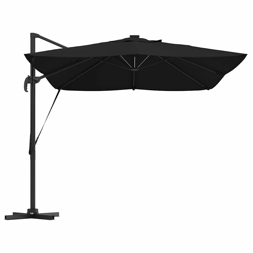 Parasol Zwart 352 x 251 x 265 cm Polyester en Aluminium is nu te koop bij PeponiXL, paradijselijk wonen!