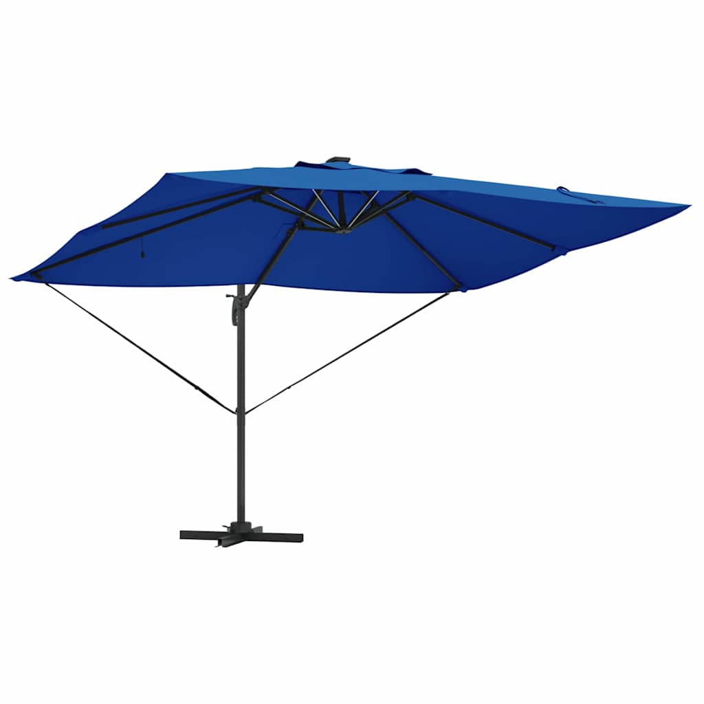 Parasol Azurblauw 352 x 251 x 265 cm Polyester en Aluminium is nu te koop bij PeponiXL, paradijselijk wonen!