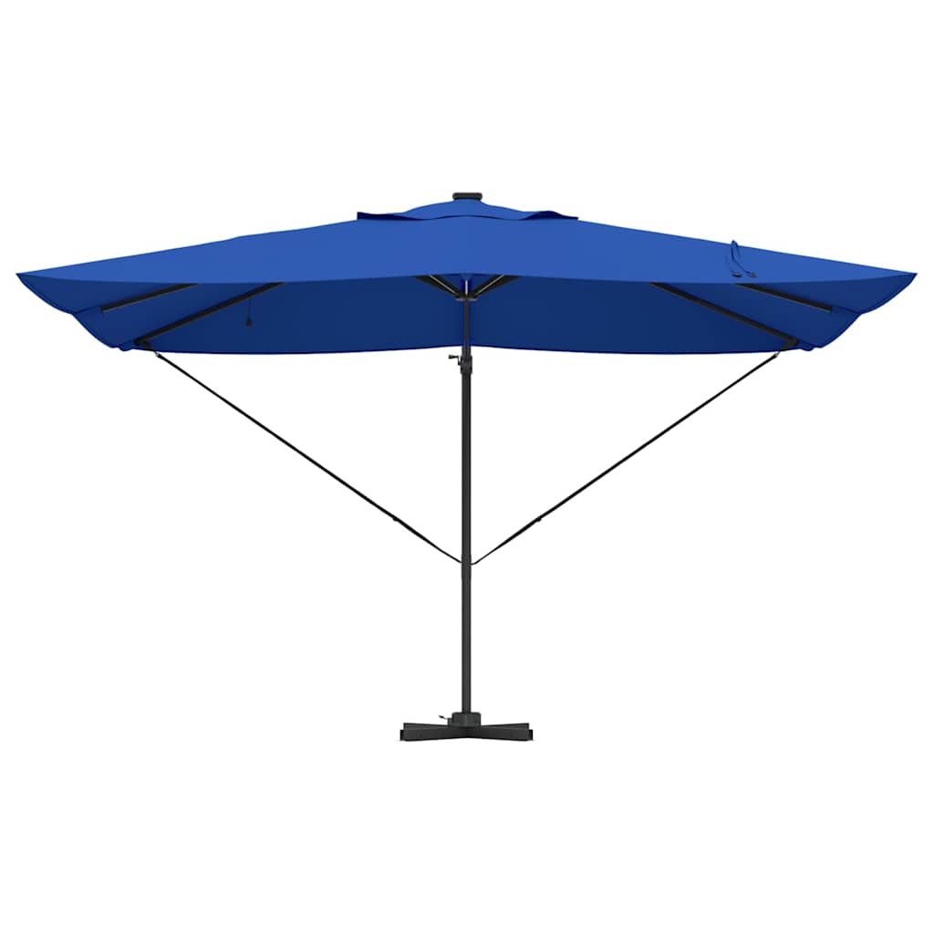 Parasol Azurblauw 352 x 251 x 265 cm Polyester en Aluminium is nu te koop bij PeponiXL, paradijselijk wonen!