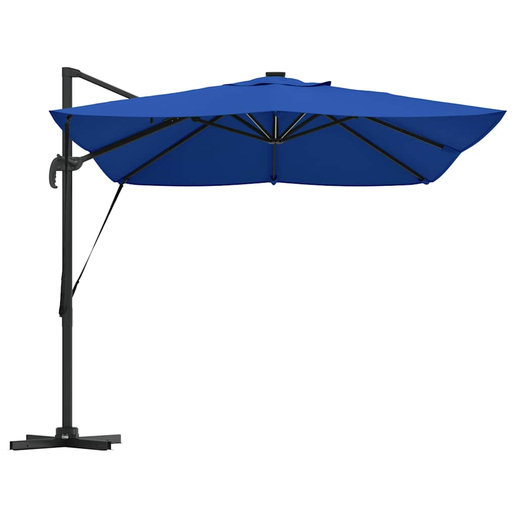 Parasol Azurblauw 352 x 251 x 265 cm Polyester en Aluminium is nu te koop bij PeponiXL, paradijselijk wonen!