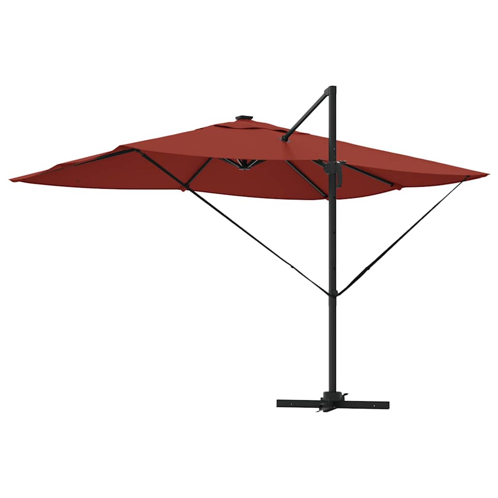 Parasol Terracotta 352 x 251 x 265 cm Polyester en Aluminium is nu te koop bij PeponiXL, paradijselijk wonen!