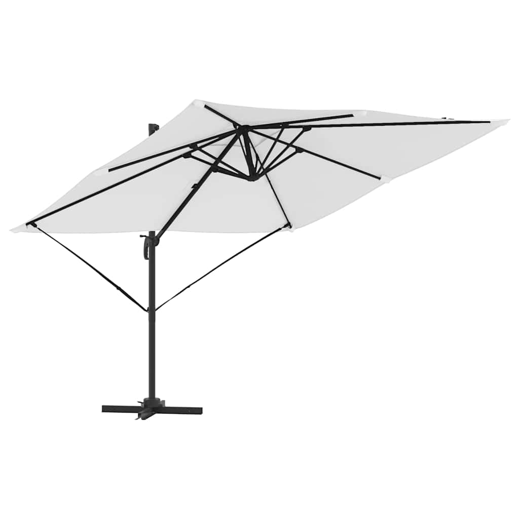 Roma Parasol Beige 286 x 284 x 265 cm Aluminium en Polyester is nu te koop bij PeponiXL, paradijselijk wonen!