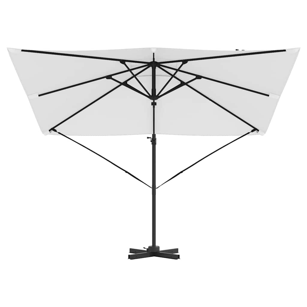 Roma Parasol Beige 286 x 284 x 265 cm Aluminium en Polyester is nu te koop bij PeponiXL, paradijselijk wonen!
