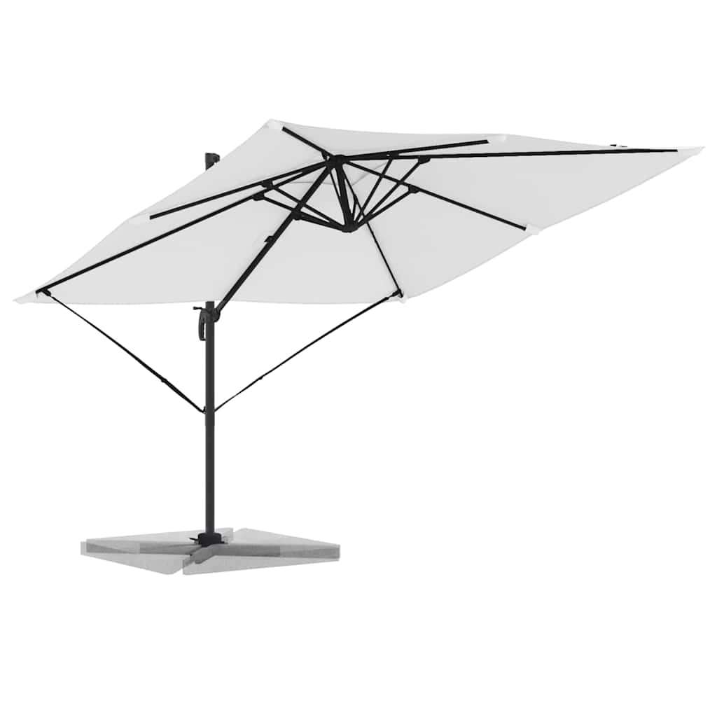 Roma Parasol Beige 286 x 284 x 265 cm Aluminium en Polyester is nu te koop bij PeponiXL, paradijselijk wonen!