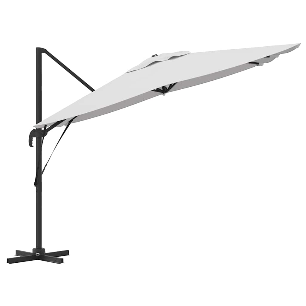 Roma Parasol Beige 286 x 284 x 265 cm Aluminium en Polyester is nu te koop bij PeponiXL, paradijselijk wonen!