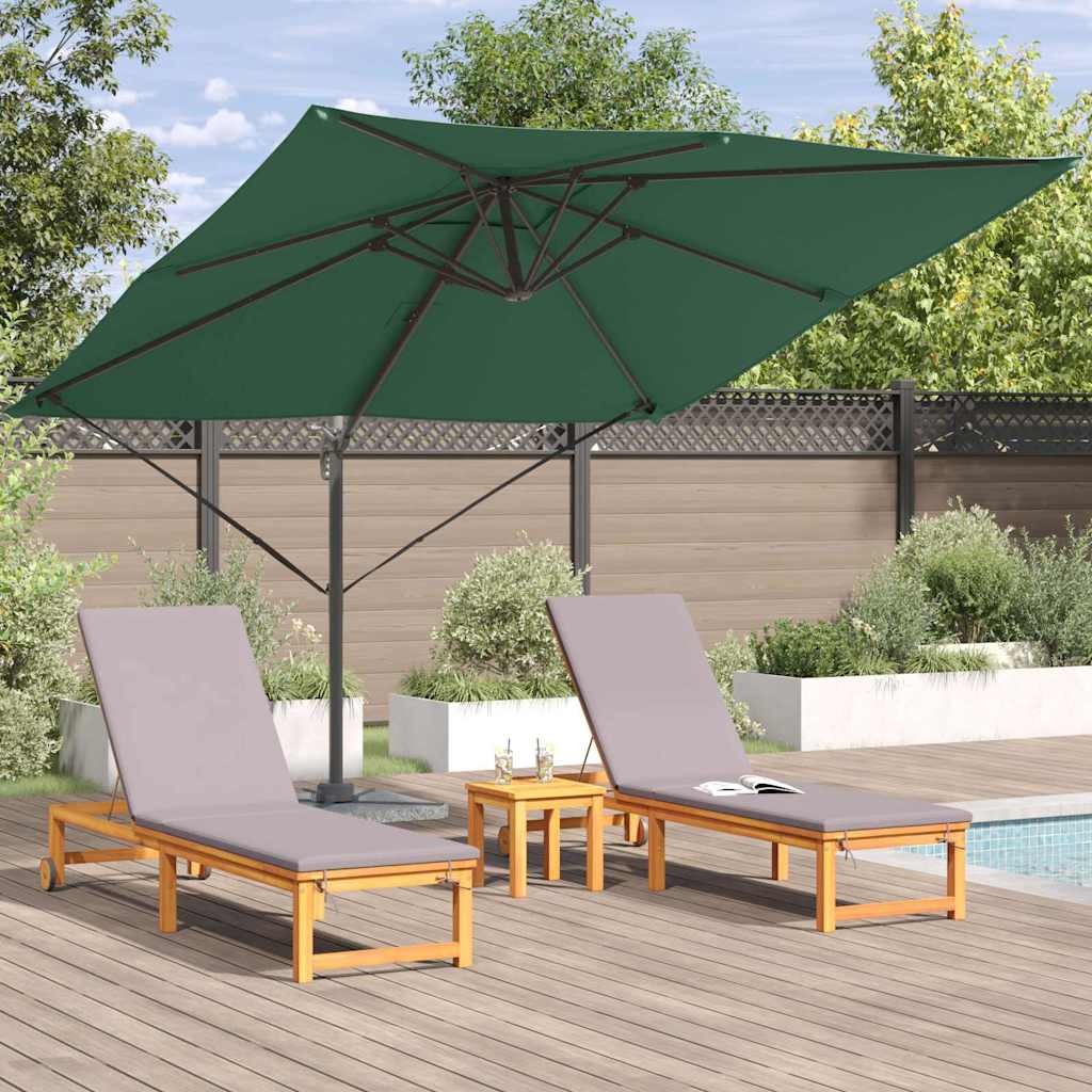 Roma Parasol Groen 286 x 284 x 265 cm Aluminium en Polyester is nu te koop bij PeponiXL, paradijselijk wonen!