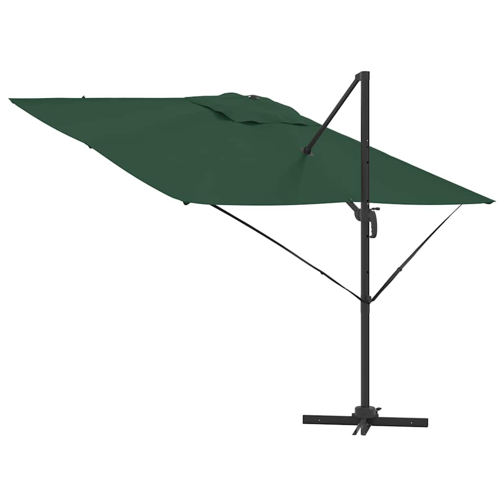 Roma Parasol Groen 286 x 284 x 265 cm Aluminium en Polyester is nu te koop bij PeponiXL, paradijselijk wonen!