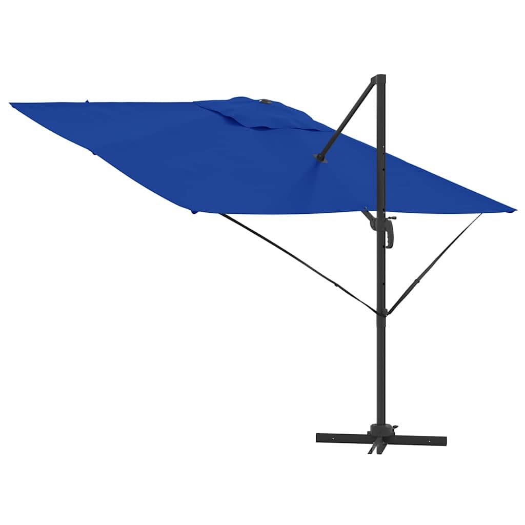 Roma Parasol Blauw 286 x 284 x 265 cm Aluminium en Polyester is nu te koop bij PeponiXL, paradijselijk wonen!