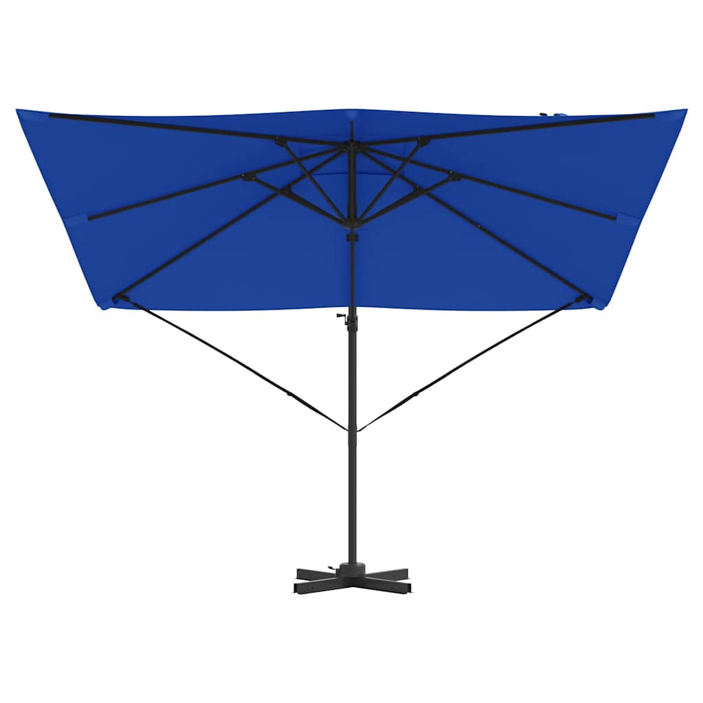 Roma Parasol Blauw 286 x 284 x 265 cm Aluminium en Polyester is nu te koop bij PeponiXL, paradijselijk wonen!