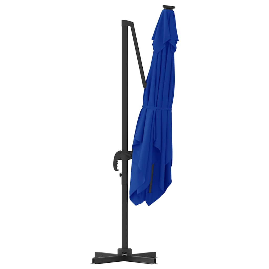 Roma Parasol Blauw 286 x 284 x 265 cm Aluminium en Polyester is nu te koop bij PeponiXL, paradijselijk wonen!