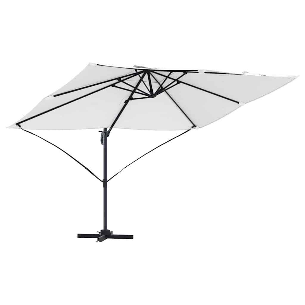 Parasol Zand 351 x 250 x 260 cm Polyester en Aluminium is nu te koop bij PeponiXL, paradijselijk wonen!