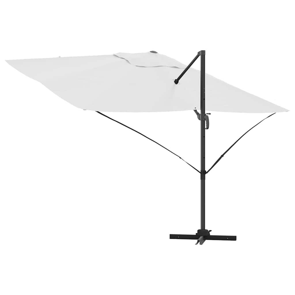 Parasol Zand 351 x 250 x 260 cm Polyester en Aluminium is nu te koop bij PeponiXL, paradijselijk wonen!