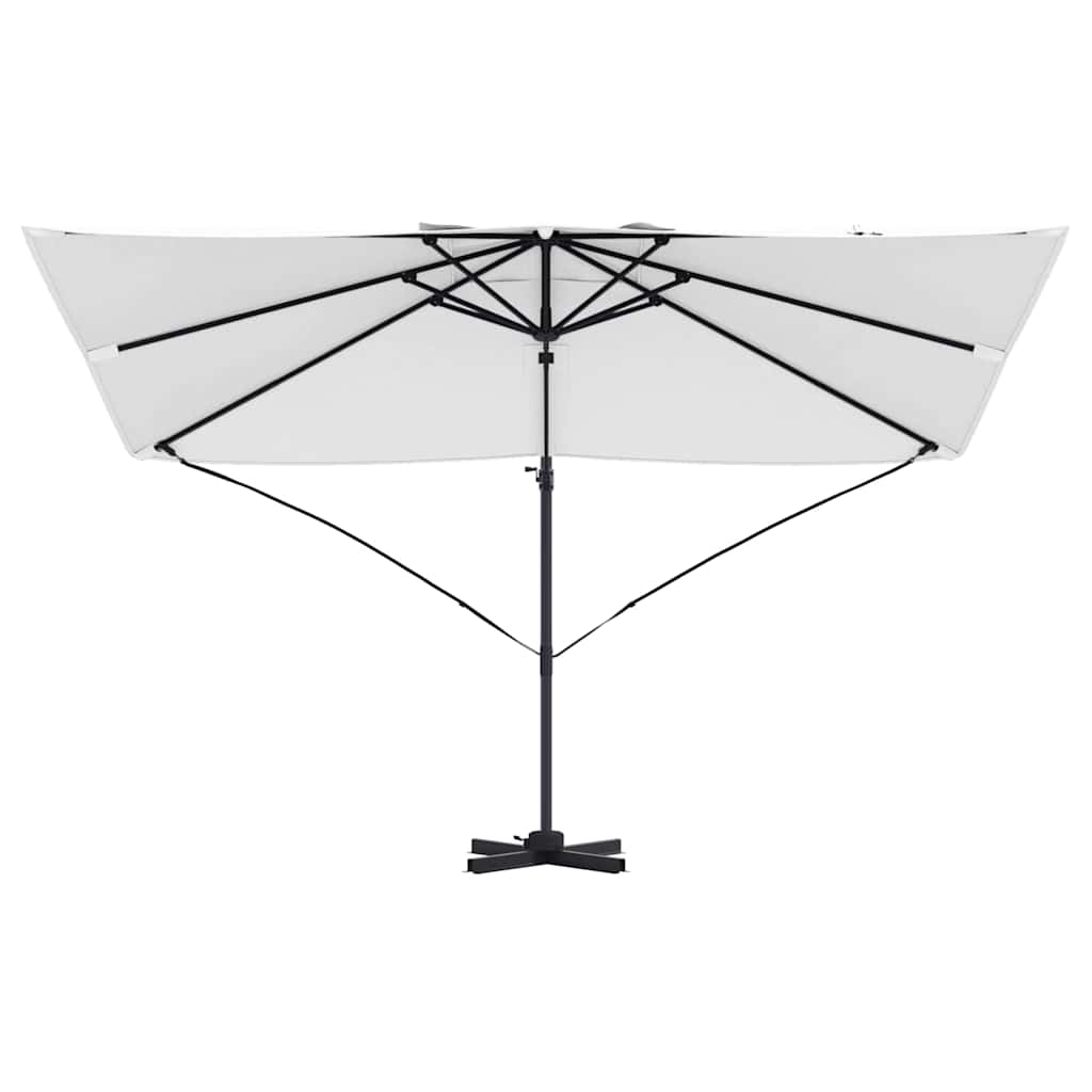 Parasol Zand 351 x 250 x 260 cm Polyester en Aluminium is nu te koop bij PeponiXL, paradijselijk wonen!