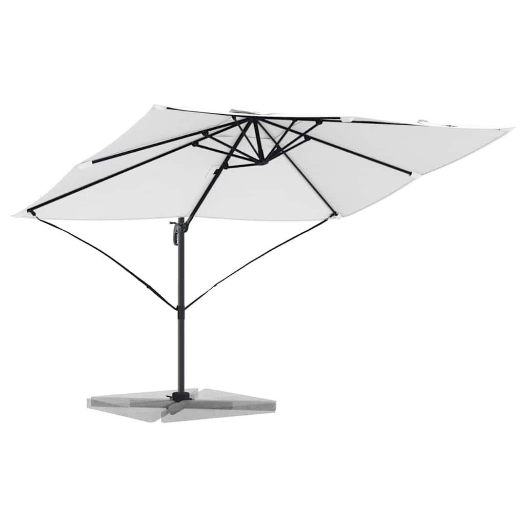 Parasol Zand 351 x 250 x 260 cm Polyester en Aluminium is nu te koop bij PeponiXL, paradijselijk wonen!