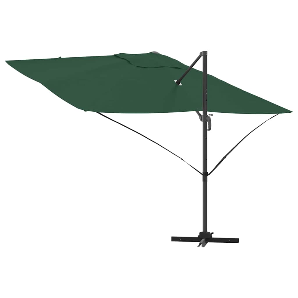 Parasol Groen 351 x 250 x 260 cm Polyester en Aluminium is nu te koop bij PeponiXL, paradijselijk wonen!