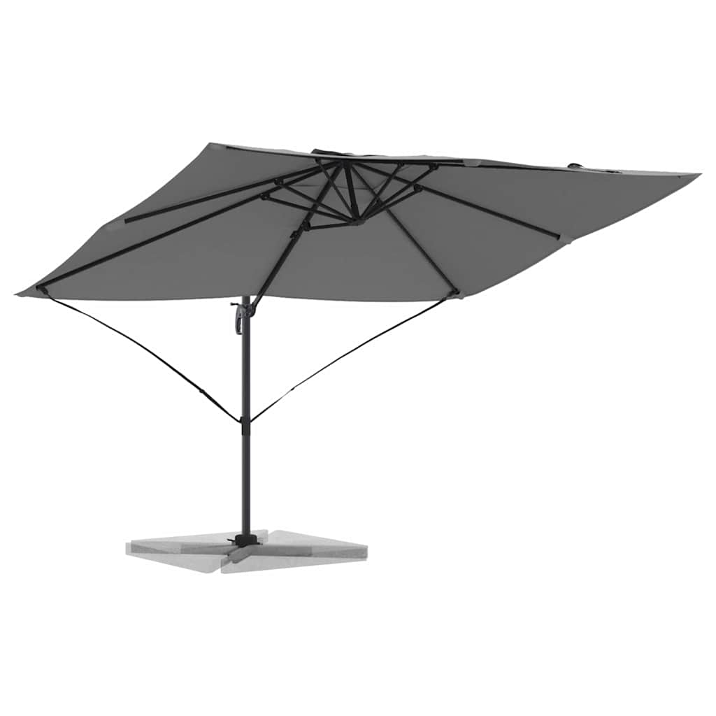 Parasol Antraciet 351 x 250 x 260 cm Polyester en Aluminium is nu te koop bij PeponiXL, paradijselijk wonen!