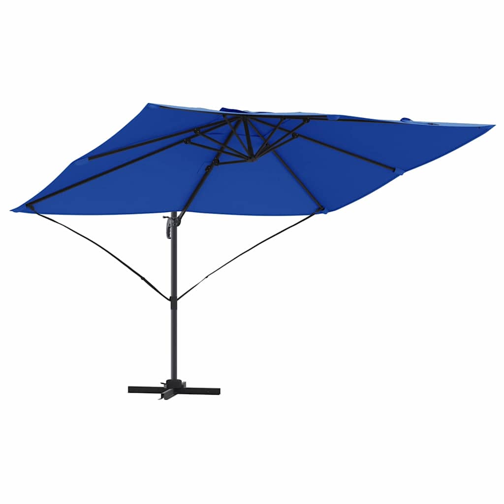 Parasol Azurblauw 351 x 250 x 260 cm Polyester en Aluminium is nu te koop bij PeponiXL, paradijselijk wonen!