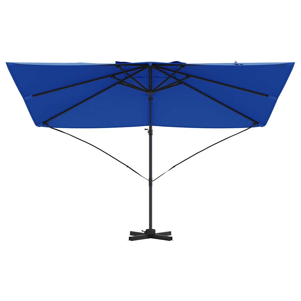 Parasol Azurblauw 351 x 250 x 260 cm Polyester en Aluminium is nu te koop bij PeponiXL, paradijselijk wonen!