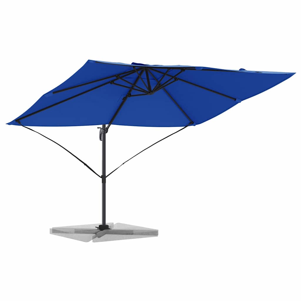 Parasol Azurblauw 351 x 250 x 260 cm Polyester en Aluminium is nu te koop bij PeponiXL, paradijselijk wonen!