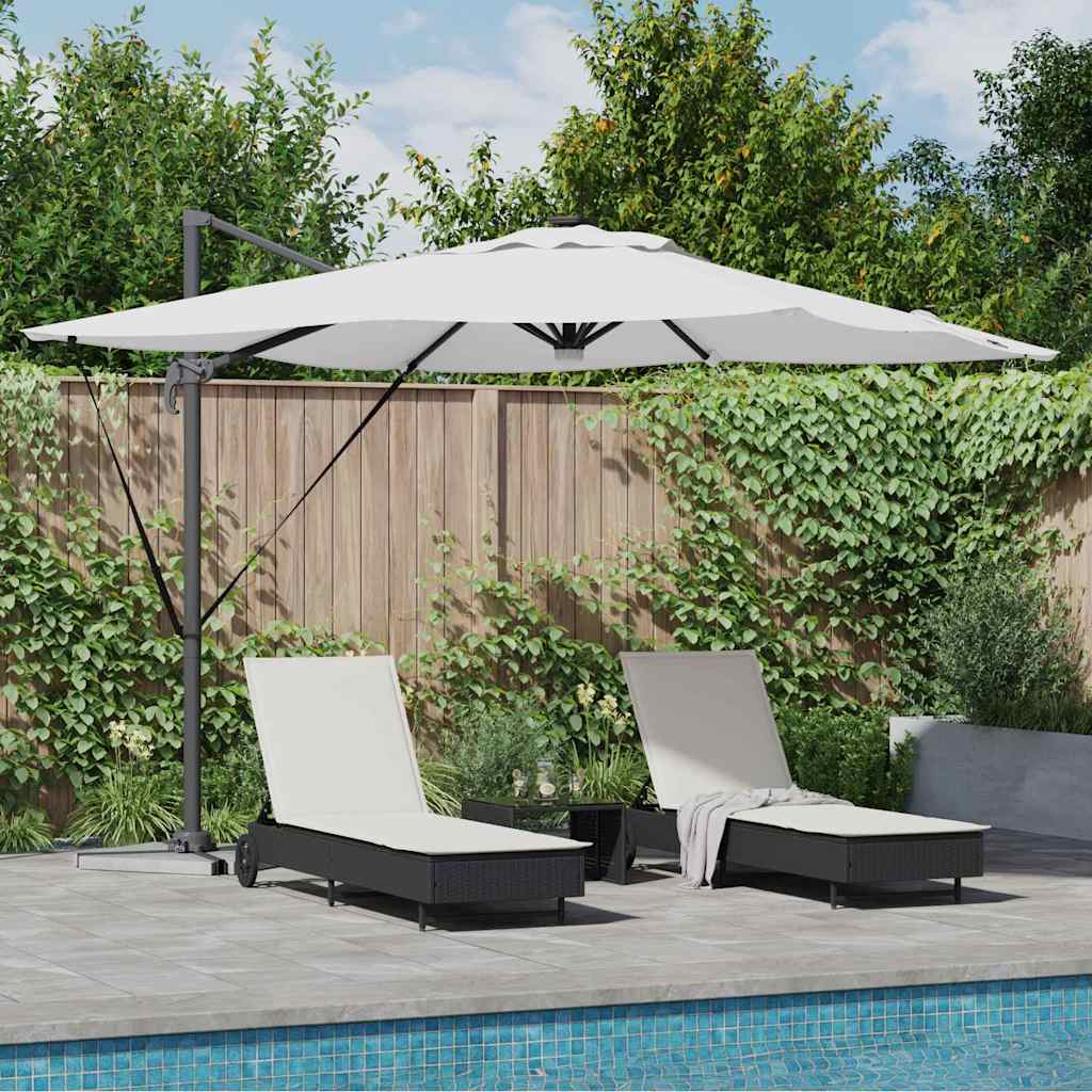 Roma Parasol Beige 286 x 284 x 270 cm Aluminium en Polyester is nu te koop bij PeponiXL, paradijselijk wonen!