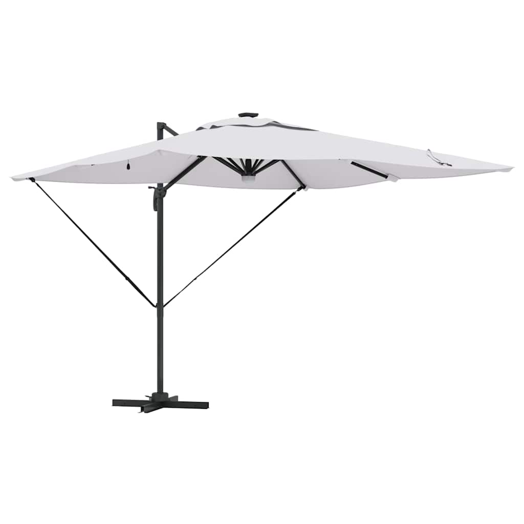 Roma Parasol Beige 286 x 284 x 270 cm Aluminium en Polyester is nu te koop bij PeponiXL, paradijselijk wonen!