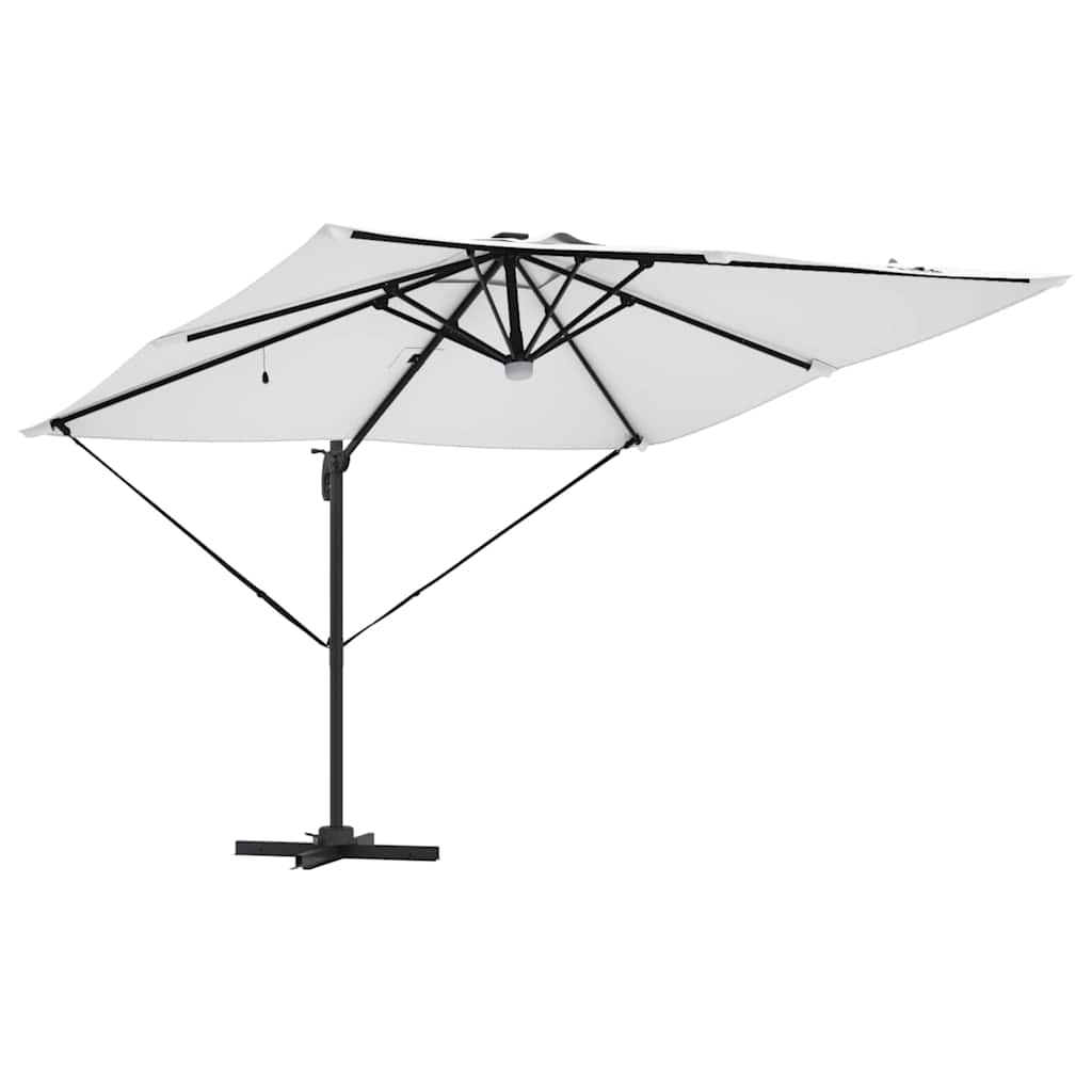 Roma Parasol Beige 286 x 284 x 270 cm Aluminium en Polyester is nu te koop bij PeponiXL, paradijselijk wonen!
