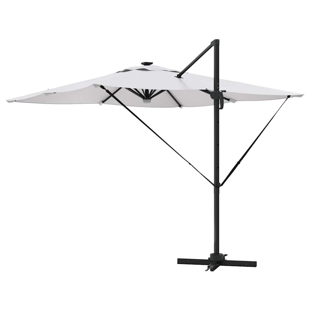Roma Parasol Beige 286 x 284 x 270 cm Aluminium en Polyester is nu te koop bij PeponiXL, paradijselijk wonen!