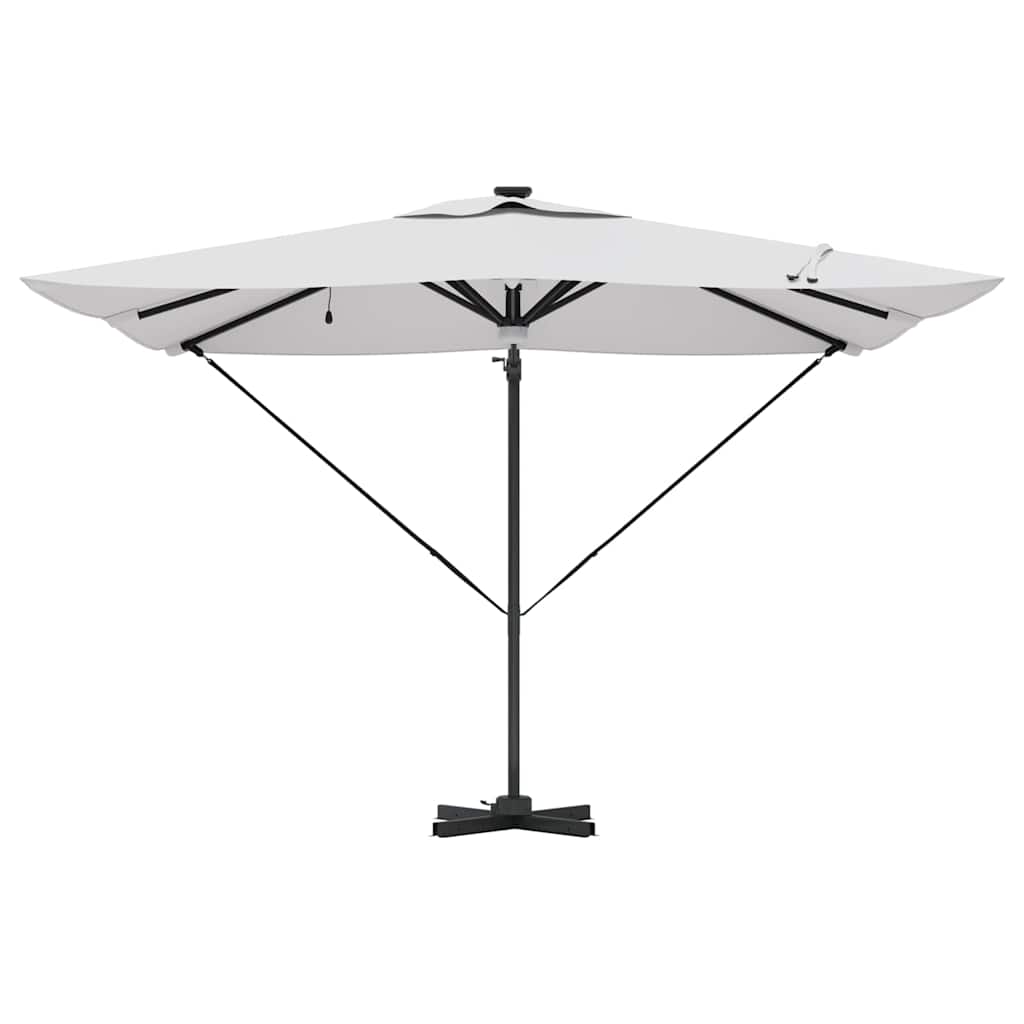 Roma Parasol Beige 286 x 284 x 270 cm Aluminium en Polyester is nu te koop bij PeponiXL, paradijselijk wonen!