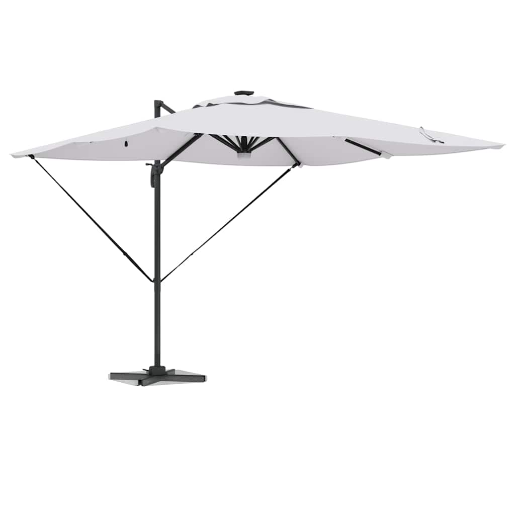 Roma Parasol Beige 286 x 284 x 270 cm Aluminium en Polyester is nu te koop bij PeponiXL, paradijselijk wonen!