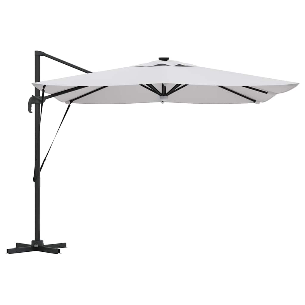Roma Parasol Beige 286 x 284 x 270 cm Aluminium en Polyester is nu te koop bij PeponiXL, paradijselijk wonen!