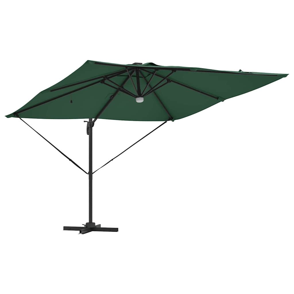 Roma Parasol Groen 286 x 284 x 270 cm Aluminium en Polyester is nu te koop bij PeponiXL, paradijselijk wonen!