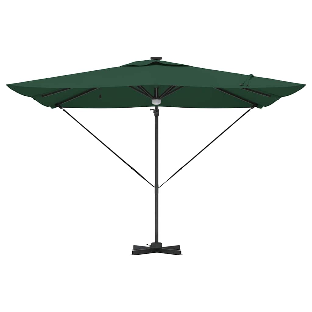 Roma Parasol Groen 286 x 284 x 270 cm Aluminium en Polyester is nu te koop bij PeponiXL, paradijselijk wonen!