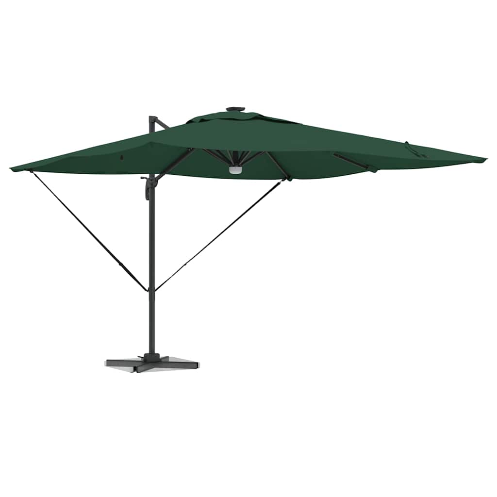 Roma Parasol Groen 286 x 284 x 270 cm Aluminium en Polyester is nu te koop bij PeponiXL, paradijselijk wonen!