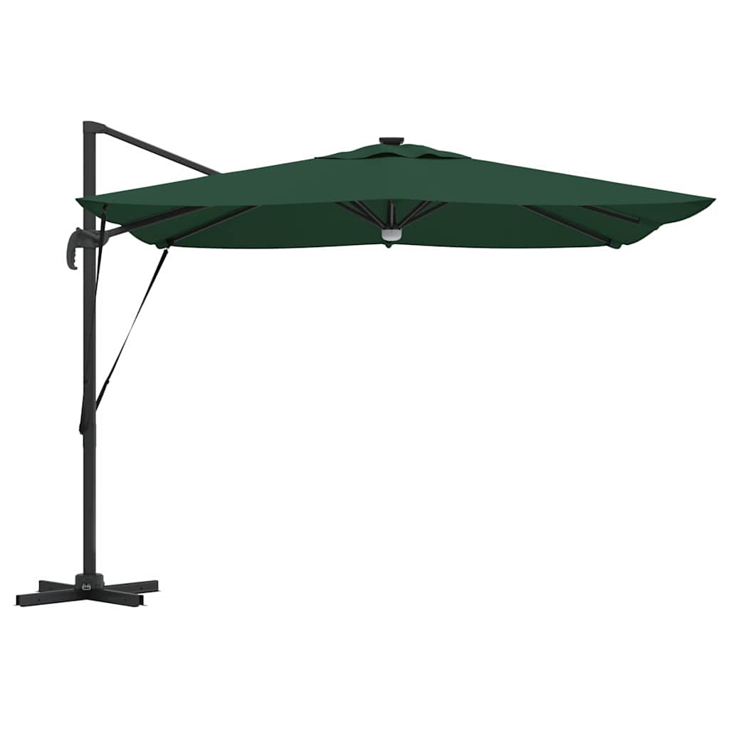 Roma Parasol Groen 286 x 284 x 270 cm Aluminium en Polyester is nu te koop bij PeponiXL, paradijselijk wonen!